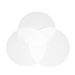 0.3um Aluminum Oxide Fiber Optic Lapping/Polishing Film, 50 pcs/pack