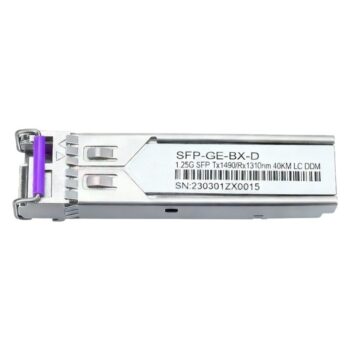 1000BASE-BX-D 40km TX1490nm/RX1310nm Simplex LC/UPC BiDi SFP Optical Transceiver Module
