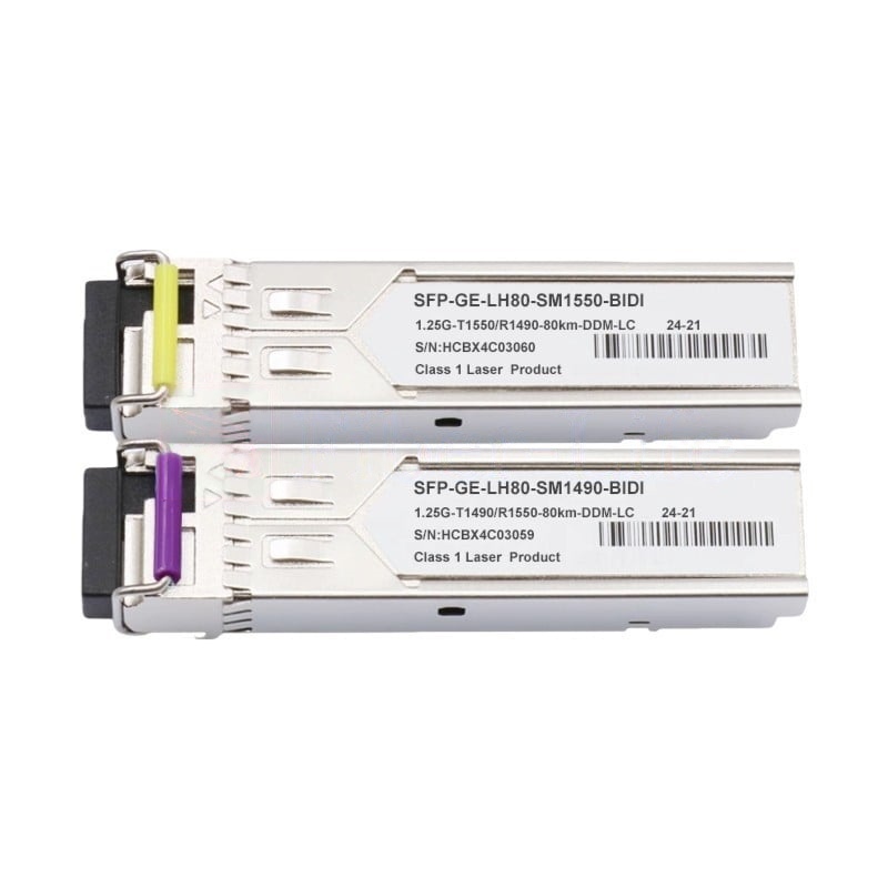 1000BASE-BX-D-80km-TX1550nm-RX1490nm-Simplex-LC-UPC-BiDi-SFP-Optical-Transceiver-Module 1000BASE BX D 80km TX1550nm RX1490nm Simplex LC UPC BiDi SFP Optical Transceiver Module