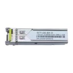 1000BASE-BX-D 10km TX1550nm/RX1310nm Simplex LC/UPC BiDi SFP Optical Transceiver Module 1 1000BASE-BX-D-SFP-BiDi-1550nm-TX-1310nm-RX-10km-DOM-Simplex-LC-UPC-SMF-Optical-Transceiver-Module