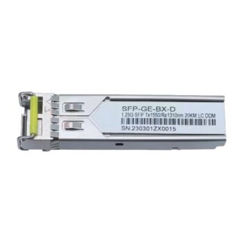 1000BASE-BX-D 20km TX1550nm/RX1310nm Simplex LC/UPC BiDi SFP Optical Transceiver Module