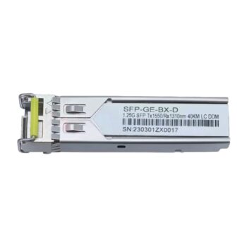 1000BASE-BX-D 40km TX1550nm/RX1310nm Simplex LC/UPC BiDi SFP Optical Transceiver Module