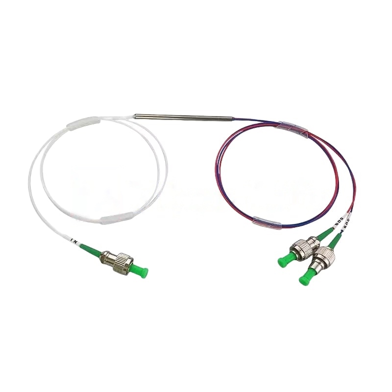 1x2-1550nm-PM-FBT-Splitter-With-Steel-Tube 1x2 1550nm PM FBT Splitter With Steel Tube