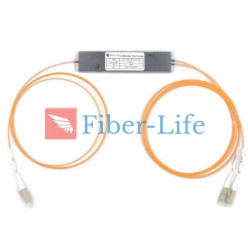 1x2 850nm Single Window Multimode FBT Coupler Splitter With ABS Box