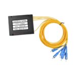 1x4 1310/1550nm ABS Box Polarization Maintaining PLC Splitter Slow Axis Working