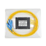 1×8-1310nm-1550nm-ABS-Box-Polarization-Maintaining-PLC-Splitter-Slow-Axis-Working