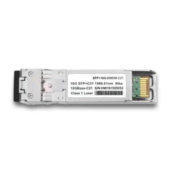C17-C61 10G SFP+ DWDM Transceiver Module, 100GHz 80km DOM Duplex LC/UPC SMF