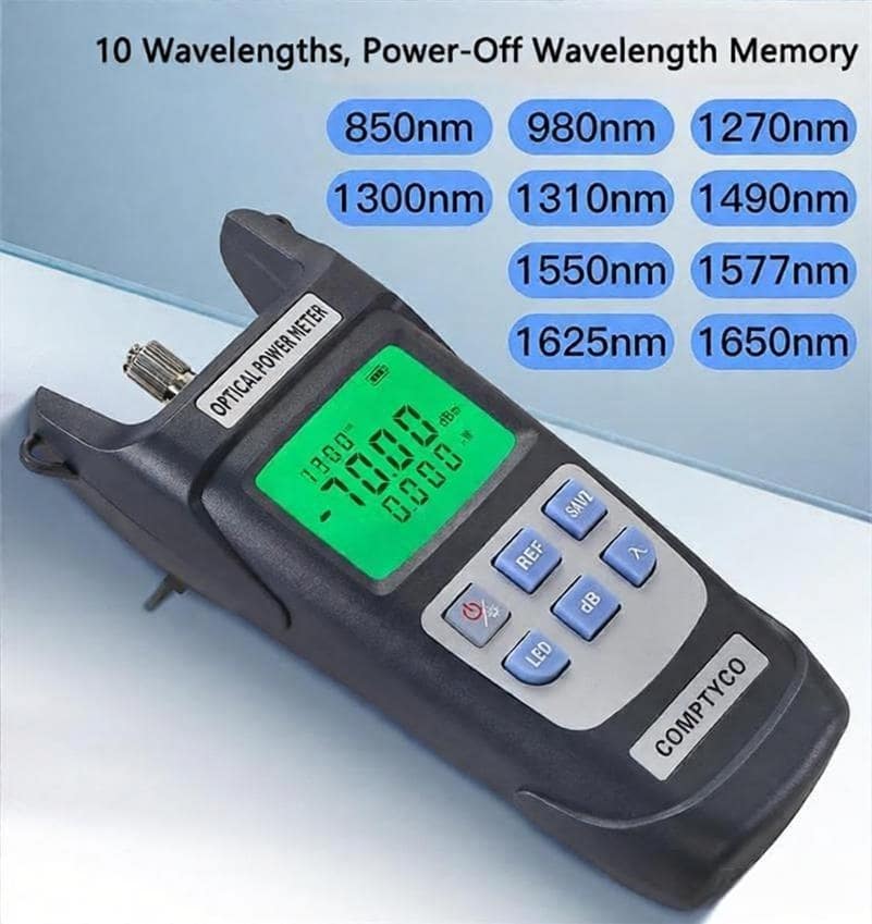 Handheld Optical Power Meter AUA-Y710A/Y510A Fiber Optic Attenuation Tester Optical Meter, -70~10dBm/-50~26dbm 8 8af7e5736603da9e22c2ab54a727c3a