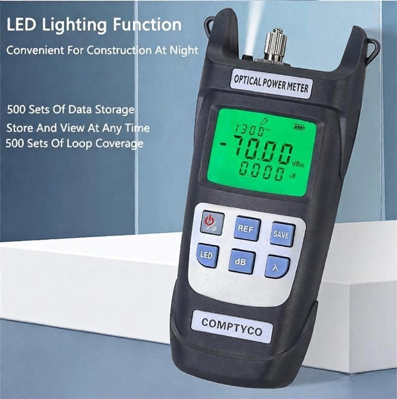 Handheld Optical Power Meter AUA-Y710A/Y510A Fiber Optic Attenuation Tester Optical Meter, -70~10dBm/-50~26dbm 9 9ca968d54e76074afdba25bb3331b95