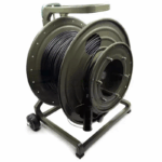 BX-05 Portable Field Deployable Industrial Metal Fiber Optic Cable Reel, 100-1500m
