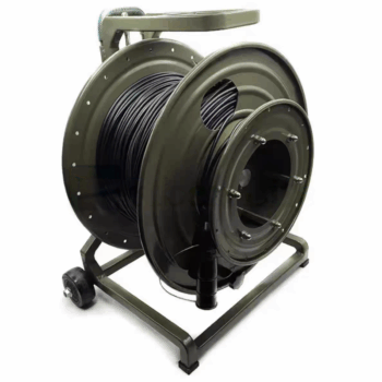 BX-05 Portable Field Deployable Industrial Metal Fiber Optic Cable Reel, 100-1500m