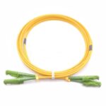 E2000/APC To E2000/APC Duplex OS2 Singlemode Fiber Patch Cable