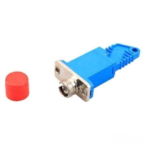 E2000-UPC-Female-To-FC-UPC-Female-Simplex-Singlemode-Hybrid-Fiber-Optic-Adapter-With-Flange-2