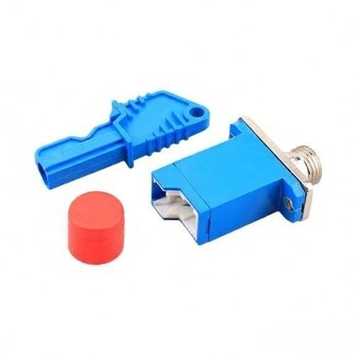 E2000-UPC-Female-To-FC-UPC-Female-Simplex-Singlemode-Hybrid-Fiber-Optic-Adapter-With-Flange-3