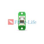 E2000LSHAPC-to-E2000LSHAPC-Simplex-OS2-Single-Mode-Plastic-Fiber-Optic-AdapterCoupler-with-Flange-1