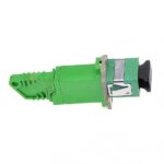 E2000/APC Female To SC/APC Female Hybrid Simplex Singlemode Fiber Optic Adapter With Flange 1 E2000LSHAPC-to-SCAPC-Simplex-OS2-Single-Mode-Hybrid-Fiber-Optic-AdapterCoupler-with-Flange-3