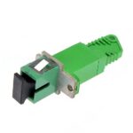 E2000LSHAPC-to-SCAPC-Simplex-OS2-Single-Mode-Hybrid-Fiber-Optic-AdapterCoupler-with-Flange-3