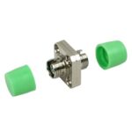 FC/APC To FC/APC Simplex Singlemode Square Solid Type Two Pieces Metal Fiber Optic Adapter With Flange 1 FC-APC-To-FC-APC-Simplex-Singlemode-Multimode-Square-Solid-Type-Two-Piece-Metal-Fiber-Optic-Adapter-With-Flange