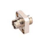 FC-APC-to-FC-APC-Simplex-SingleMode-Square-Solid-Type-One-Piece-Metal-Fiber-Optic-Adapter-Coupler-with-Flange
