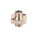FC-APC-to-FC-APC-Simplex-SingleMode-Square-Solid-Type-One-Piece-Metal-Fiber-Optic-Adapter-Coupler-with-Flange