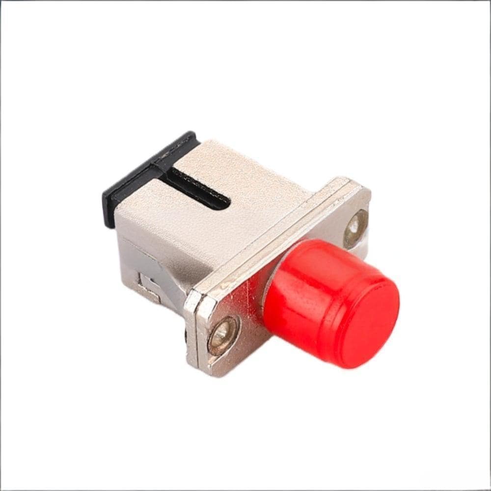 FC-UPC-Female-to-SC-UPC-Female-Hybrid-Simplex-Metal-Fiber-Optic-Adapter-With-Flange-3