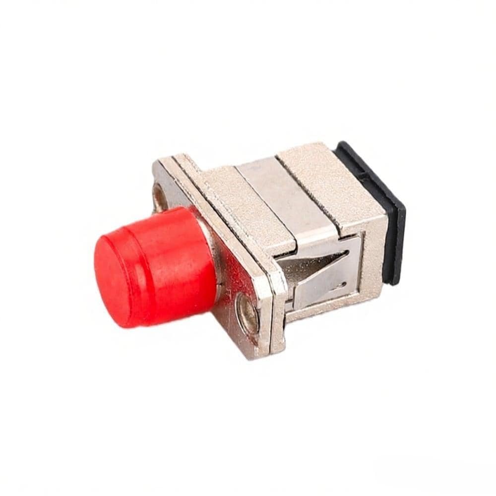 FC-UPC-Female-to-SC-UPC-Female-Hybrid-Simplex-Metal-Fiber-Optic-Adapter-With-Flange-4