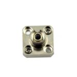 FC-UPC-To-FC-UPC-Simplex-Singlemode-Multimode-Square-Solid-Type-Two-Pieces-Metal-Fiber-Optic-Adapter-With-Flange