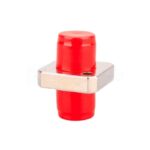FC/UPC To FC/UPC Simplex Singlemode/Multimode Square Solid Type One Piece Metal Fiber Optic Adapter With Flange 1 FC-UPC-to-FC-UPC-Simplex-SingleMode-Square-Solid-Type-One-Piece-Metal-Fiber-Optic-Adapter-Coupler-with-Flange