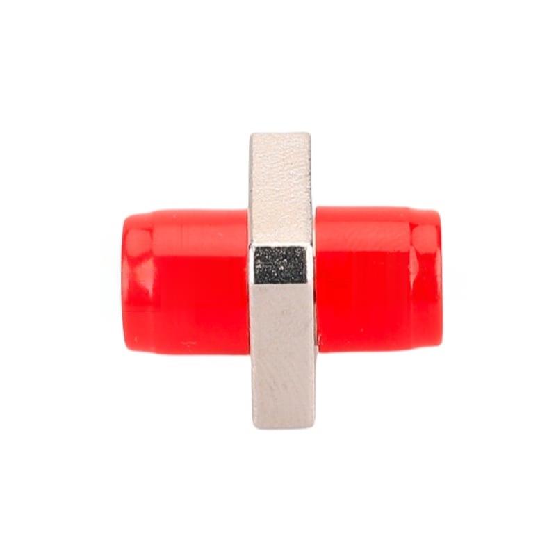FC-UPC-to-FC-UPC-Simplex-SingleMode-Square-Solid-Type-One-Piece-Metal-Fiber-Optic-Adapter-Coupler-with-Flange-2