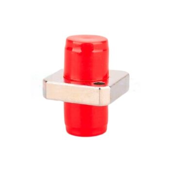 FC/UPC To FC/UPC Simplex Singlemode/Multimode Square Solid Type One Piece Metal Fiber Optic Adapter With Flange