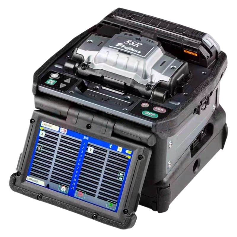 FUJIKURA-FSM-88R-Fiber-Core-Alignment-Fusion-Splicer-Equipped-With-CT-50-Fiber-Cleaver-1 FUJIKURA FSM 88R Fiber Core Alignment Fusion Splicer Equipped With CT 50 Fiber Cleaver 1