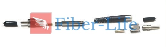 SMA905 To SMA905 Duplex OM1 Multimode Fiber Patch Cable 4 HPSMA905 Connector with Extended Tailstock