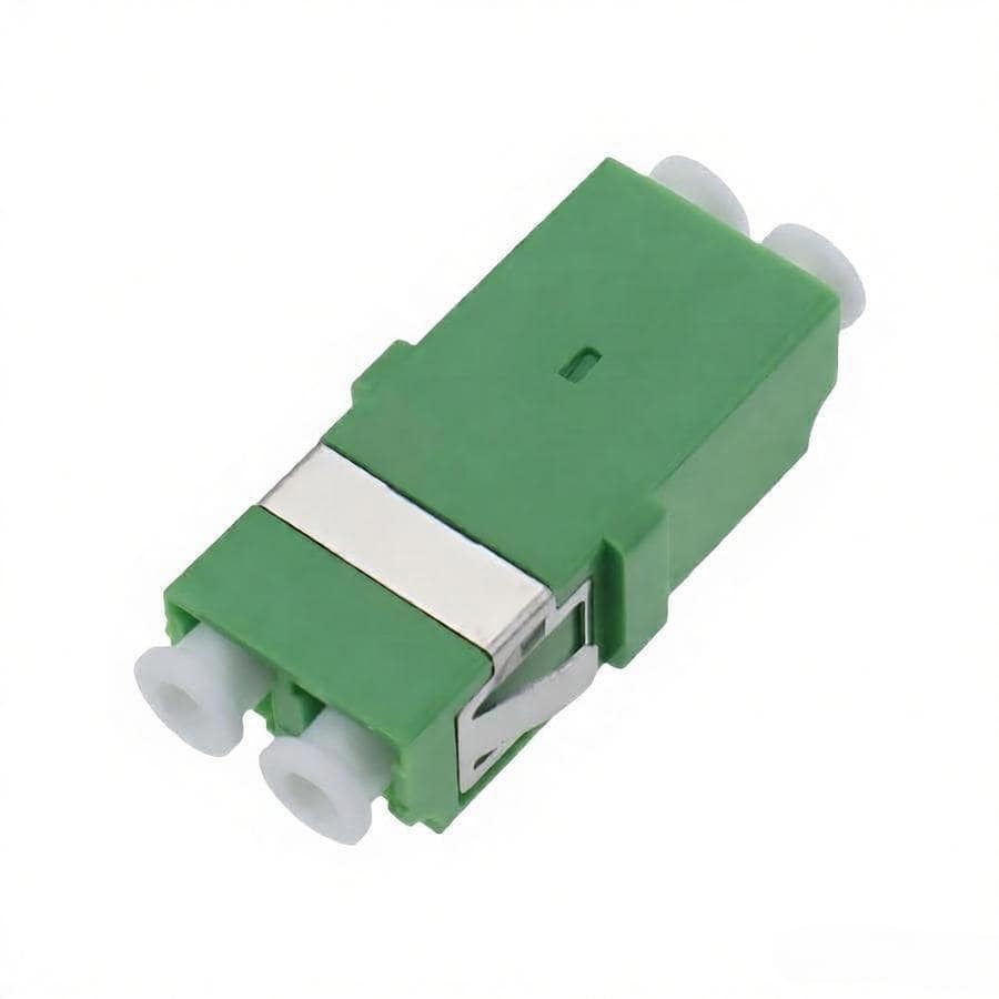 LC-APC-Female-to-LC-APC-Female-Duplex-SingleMode-Fiber-Optic-Adapter LC APC Female to LC APC Female Duplex SingleMode Fiber Optic Adapter