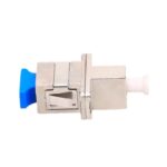 LC-UPC-Female-To-SC-UPC-Female-Hybrid-Simplex-Metal-Fiber-Optic-Adapter-With-Flange