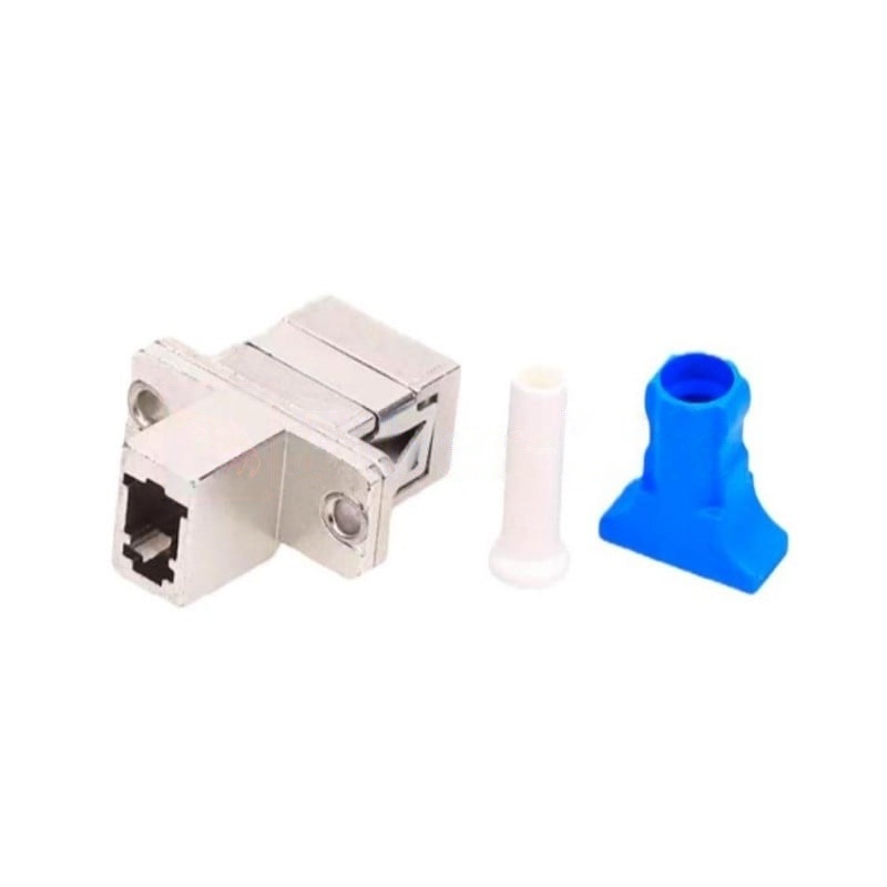 LC-UPC-Female-To-SC-UPC-Female-Hybrid-Simplex-Metal-Fiber-Optic-Adapter-With-Flange-4
