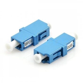 LC UPC Singlemode Fixed Fiber Optic Attenuator Female To Female 2