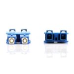 LCUPC-Female-to-SCUPC-Male-Hybrid-Duplex-SinglemodeMultimode-Plastic-Fiber-Optic-AdapterCoupler-without-Flange-1