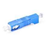 LCUPC-Female-to-SCUPC-Male-Simplex-SinglemodeMultimode-Fiber-Optic-AdapterCoupler-without-Flange-1