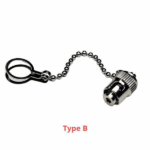 Metal-Cap-Chain-For-ST-Mating-Sleeve-ST-Adapter