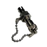 Metal-Cap-Chain-For-ST-Mating-Sleeve-ST-Adapter