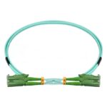 Customized OM3 Multimode Duplex E2000(LSH) Fiber Optic Patch Cable