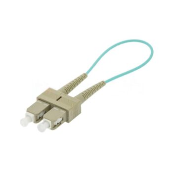 OM4 Multimode SC/UPC Fiber Loopback Cable