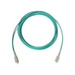 OM4-Multimode-Simplex-LC-3.0mm-Armored-Fiber-Optic-Patch-Cable