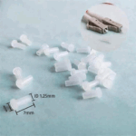 Plastic Universal Dust Cap For 1.25mm LC/MU Ferrules, 100 pcs/pack 1 Plastic-Universal-Dust-Cap-For-1.25mm-LC-MU-Ferrules