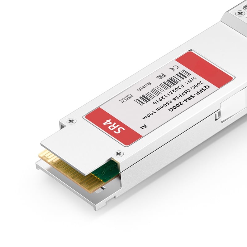 QSFP56-200GBASE-SR4-850nm-100m-DOM-MPO-12UPC-MMF-Optical-Transceiver-Module-4