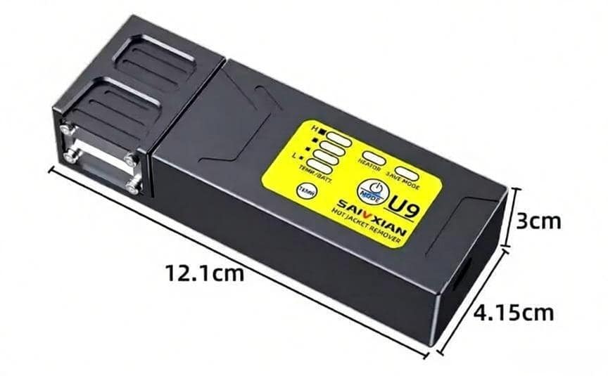 Ribbon & Bundle Fiber Clamping Thermal Stripper, Rechargeable 2 Ribbon & Bundle Fiber Clamping Thermal Stripper, Rechargeable Dimension