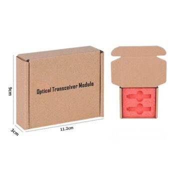 SFP/SFP+ Packaging Carton With Protective Foam For Dual SFP/SFP+ Transceivers