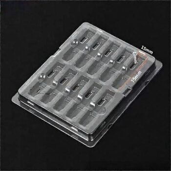 SFP/SFP+ Plastic Packaging Clamshell Box For 10-Count SFP/SFP+ Transceivers