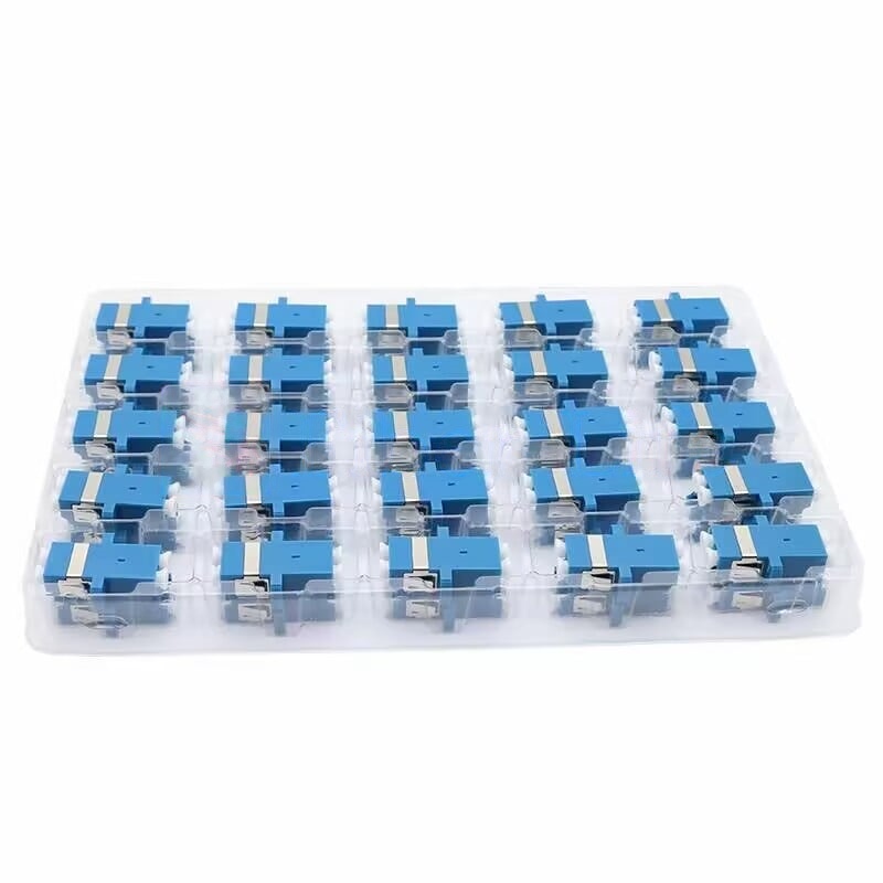 SM-MM-Duplex-LC-To-LC-Fiber-Optic-Adapter-Coupler-With-Flange-IL≤0.2dB-4