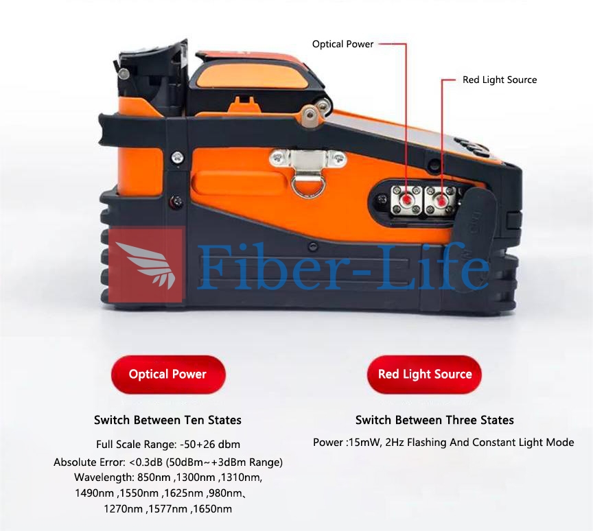 Singal Fire AI-9 Fusion Splicer Comes with optical power meter and red light source